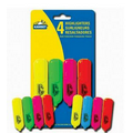4 Pack Mini Highlighters